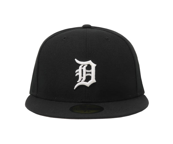 New Era Men's 59Fifty MLB Basic Detroit Tigers Fitted Black Cap