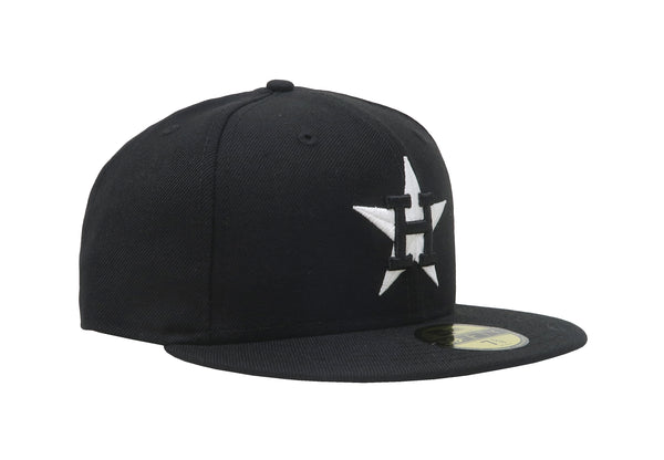 New Era 59Fifty Men's MLB Houston Astros Coop "H" Fitted Black Cap
