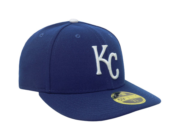 New Era 59Fifty Men's Kansas City Royals Low Profile Royal Blue Fitted Hat