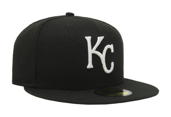 New Era59Fifty Men's MLB Basic Kansas City Royals Fitted Black Cap
