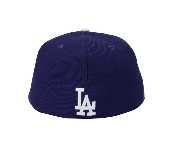 New Era 59Fifty Men's Los Angeles Dodgers Dark Royal Blue Fitted Cap