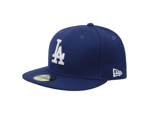New Era 59Fifty Men's MLB Basic Los Angeles Dodgers Royal Blue Fitted Cap
