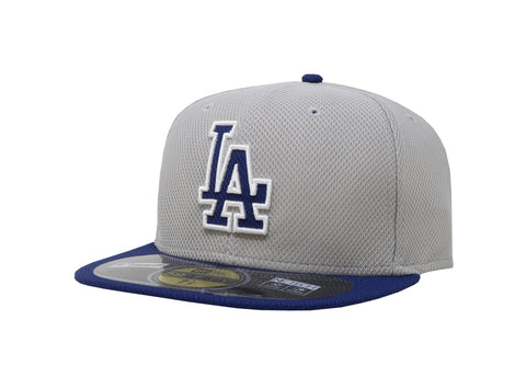 New Era 59Fifty Men's Diamond Era Los Angeles Dodgers Grey/Royal Fitted Cap