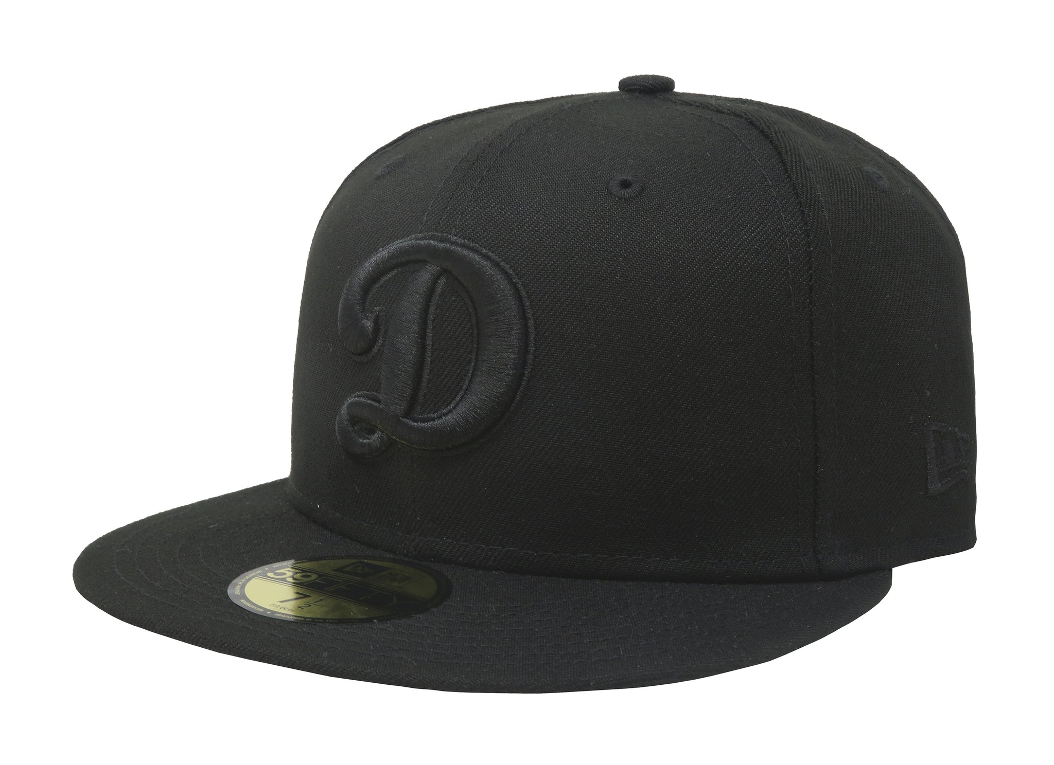 New Era 59Fifty Men's Los Angeles Dodgers Black on Black Fitted Cap