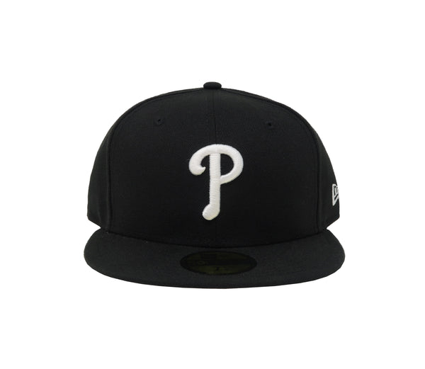 New Era 59Fifty Men's MLB Basic Philadelphia Phillies Black Fitted Cap