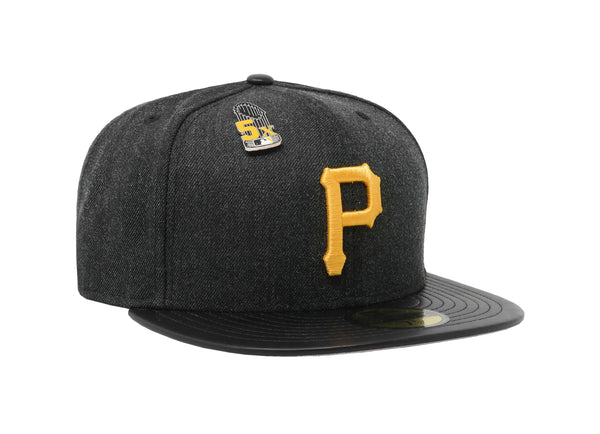 New Era 59Fifty Men's Pittsburgh Pirates Pin Black Fitted Cap