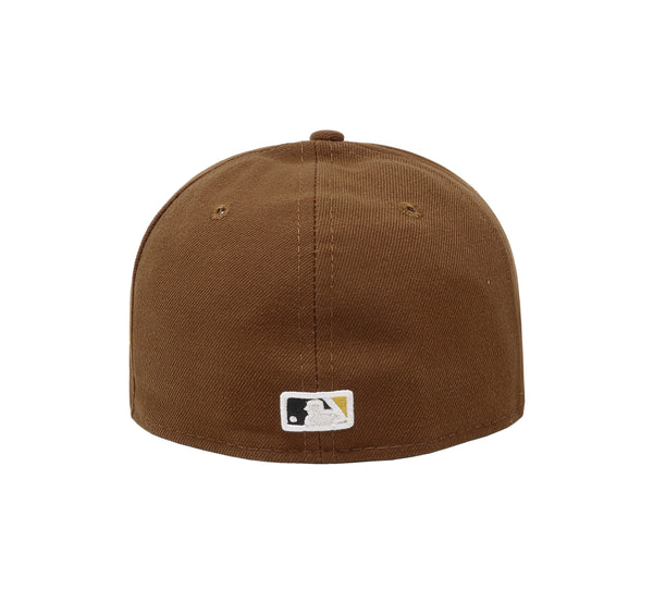 New Era 59Fifty Men's Pittsburgh Pirates Low Profile Brown/Black Fitted Cap