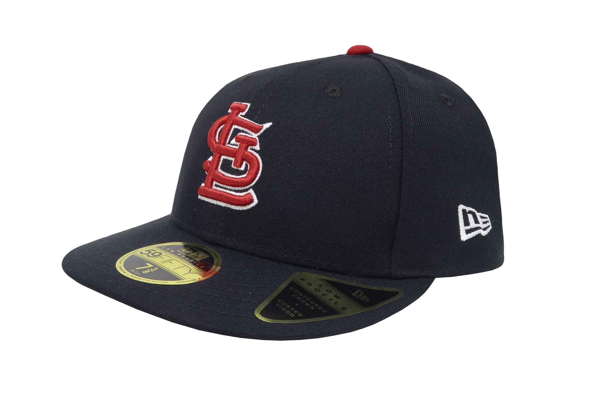 St. Louis Cardinals New Era Black & White Low Profile 59FIFTY Fitted Hat