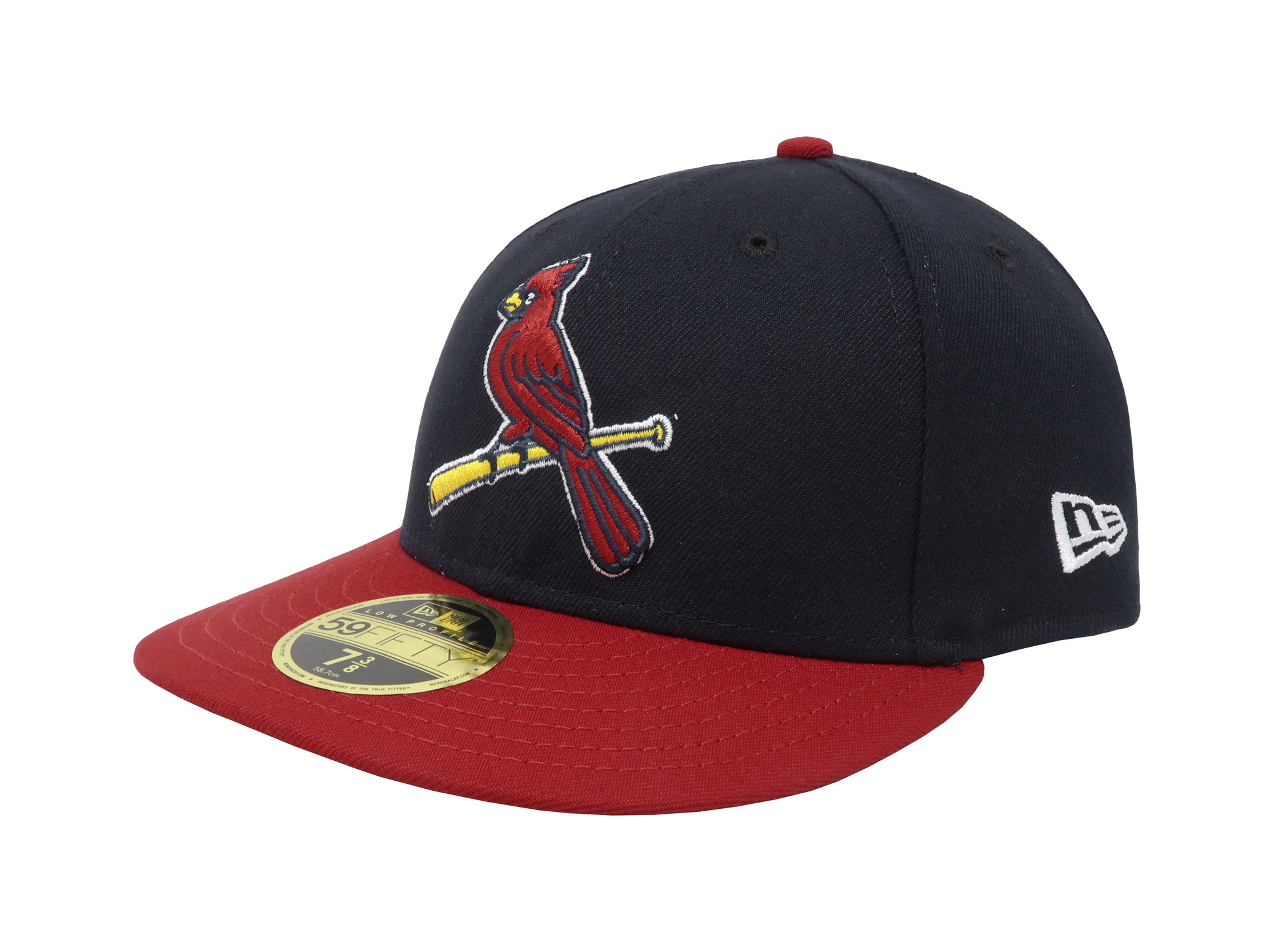 New Era 59Fifty's Men's St. Louis Cardinals Low Profile Fitted Navy Cap
