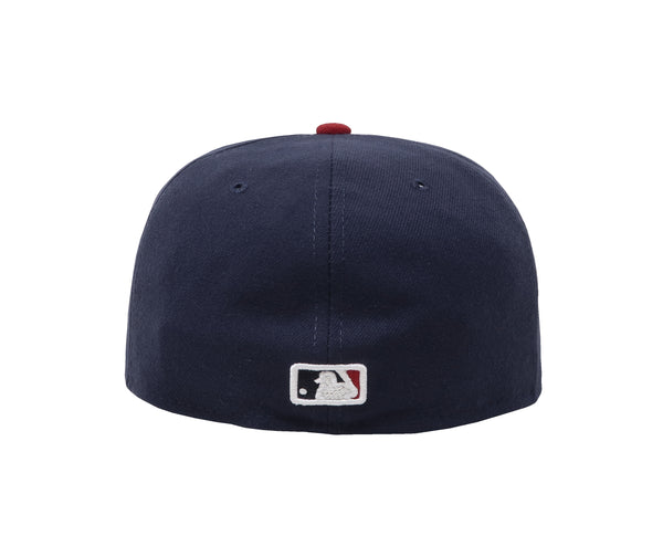 New Era 59Fifty Men's MLB Washington Nationals "dc" Navy Fitted Cap