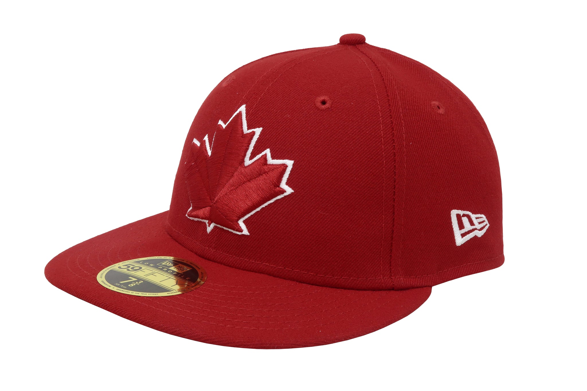 New Era 59Fifty Men's Toronto Blue Jays Low Profile Red Fitted Hat