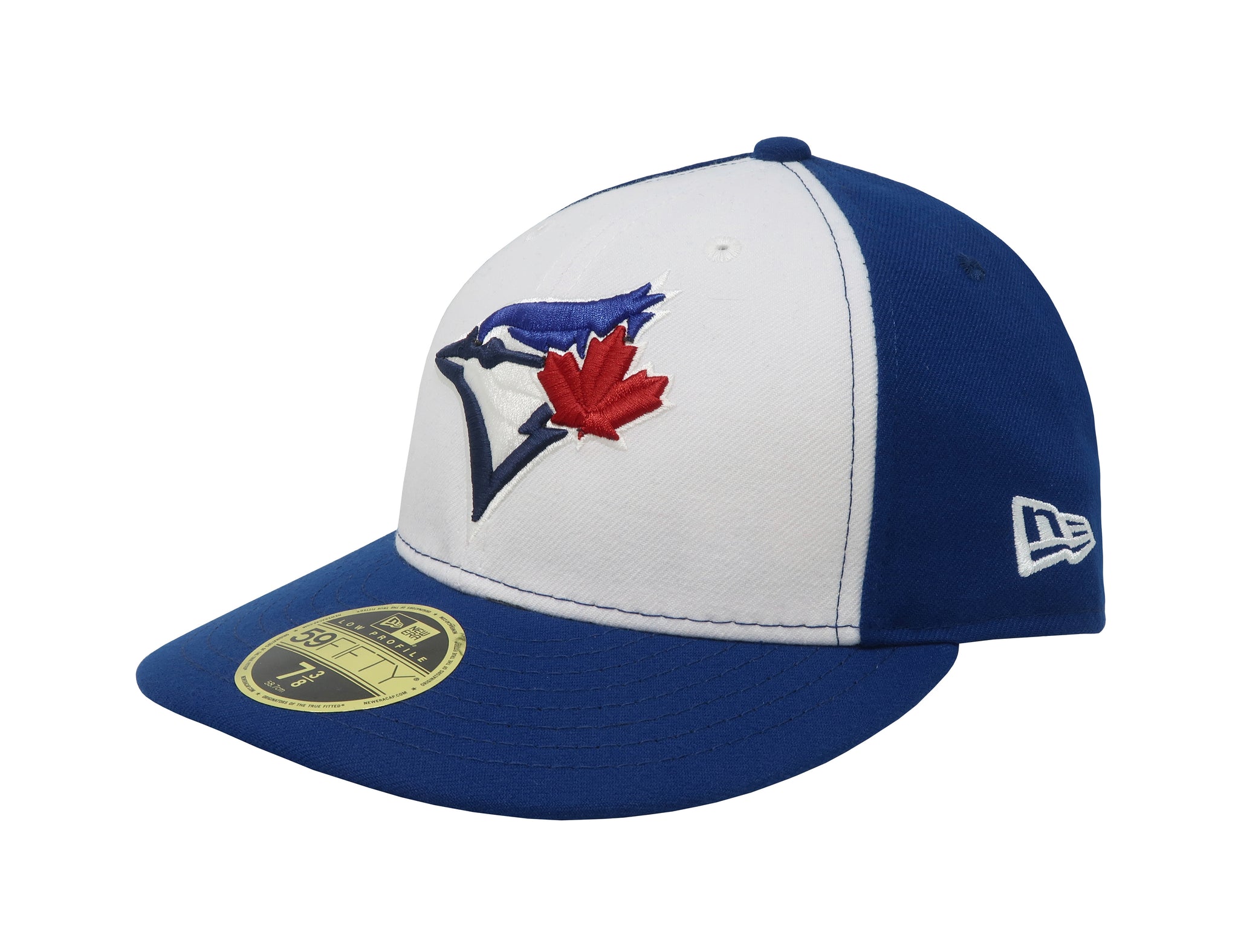 Toronto Blue Jays New Era Alternate On-Field Low Profile 59FIFTY - Fitted Hat – White/Royal, Men's, Size: 7 3/4