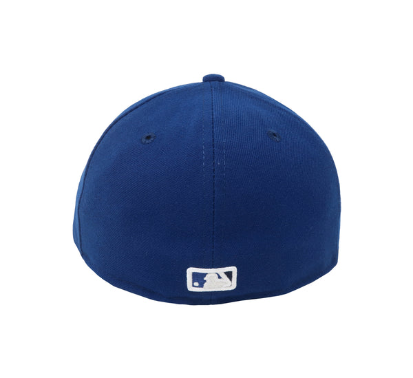 New Era 59Fifty Men Toronto Blue Jays Low Profile White/Royal Blue Fitted Hat