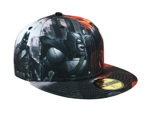 New Era 59Fifty Men's DC All Over SuperHero Print Fitted Size Cap