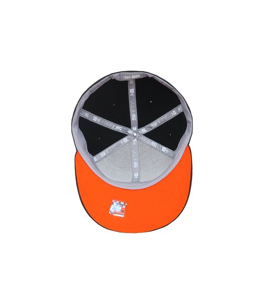 5950 59FIFTY new era nfl men fitted cincinnati bengals black orange cap hat national football league bottom