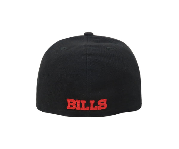 New Era 59Fifty Men's Buffalo Bills Black/Royal Fitted Cap