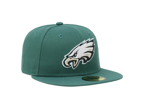 New Era 59Fifty Men's Hat Philadelphia Eagles Pine Needle Green Fitted Cap