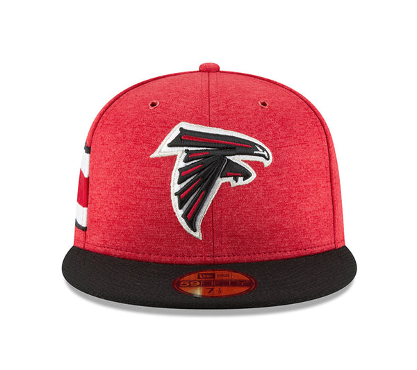 New Era 59Fifty Men's Hat Atlanta Falcons Sideline Red Fitted Cap
