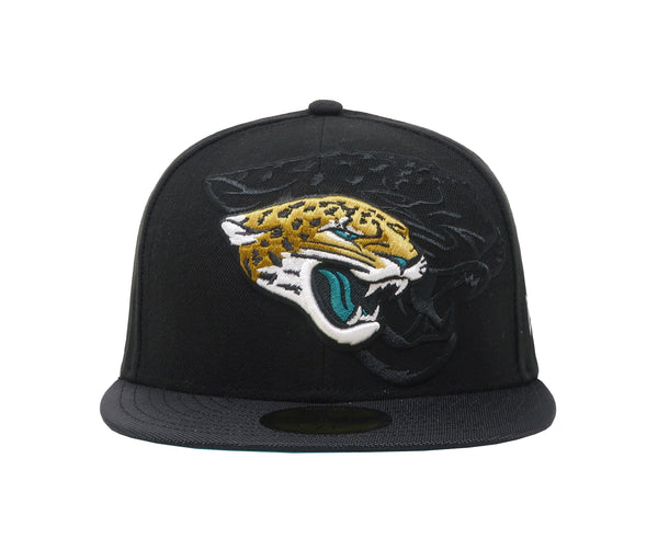 New Era 59Fifty Men NFL Jacksonville Jaguars Black Fitted Size Cap