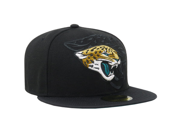 New Era 59Fifty Men NFL Jacksonville Jaguars Black Fitted Size Cap