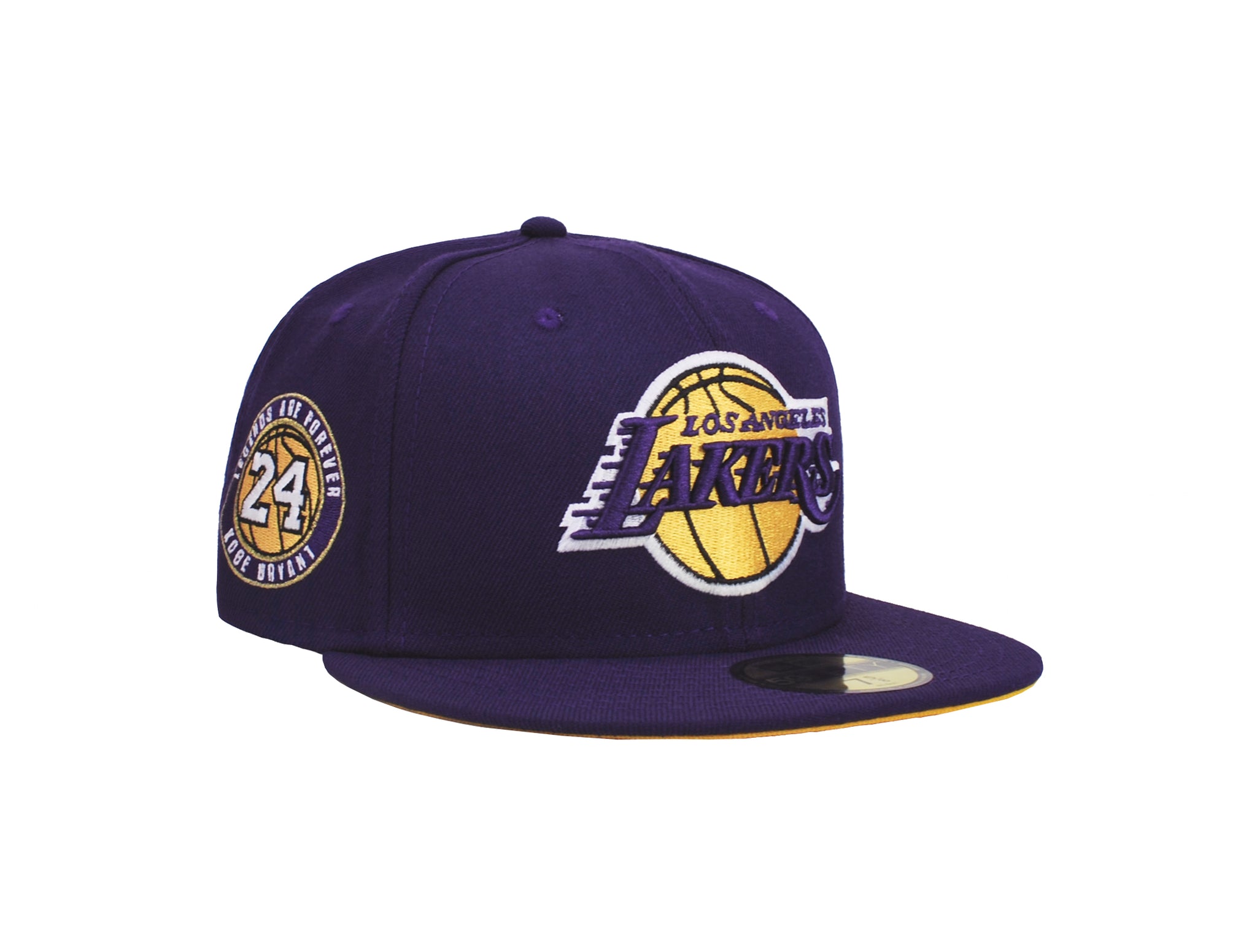 orra New Era Cap 5950 Los Angeles Lakers Kobe Bryant 59FIFTY Purple morado  Jersey PP 24 Retirement Gorras y Complementos New Era