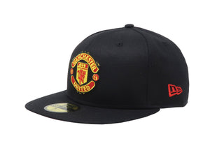 New Era 59Fifty Men's Manchester United Football Club Black Fitted Cap