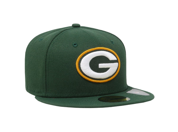 New Era 59Fifty Men NFL Green Bay Packers Green Fitted Cap