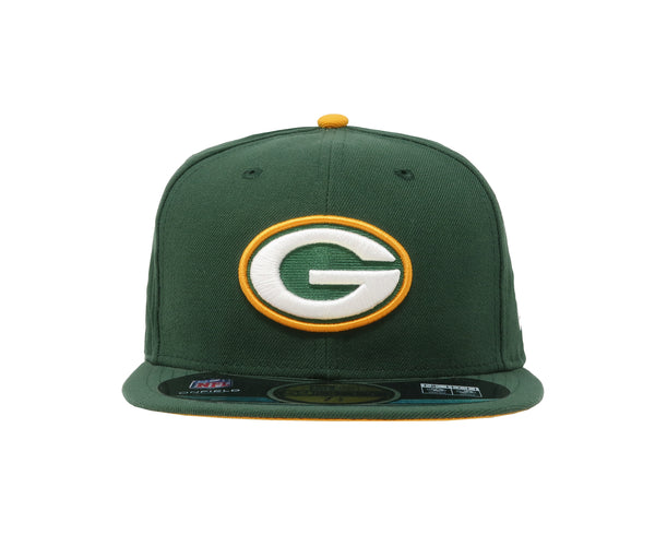 New Era 59Fifty Men's NFL Team Green Bay Packers Green Fitted Cap