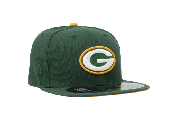 New Era 59Fifty Men's NFL Team Green Bay Packers Green Fitted Cap