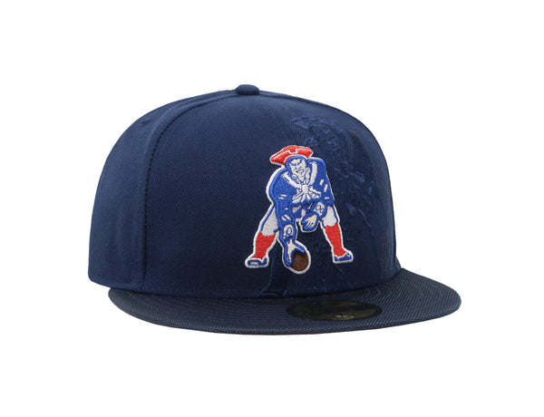 New Era 59Fifty Men's Team New England Patriots Navy Fitted Cap