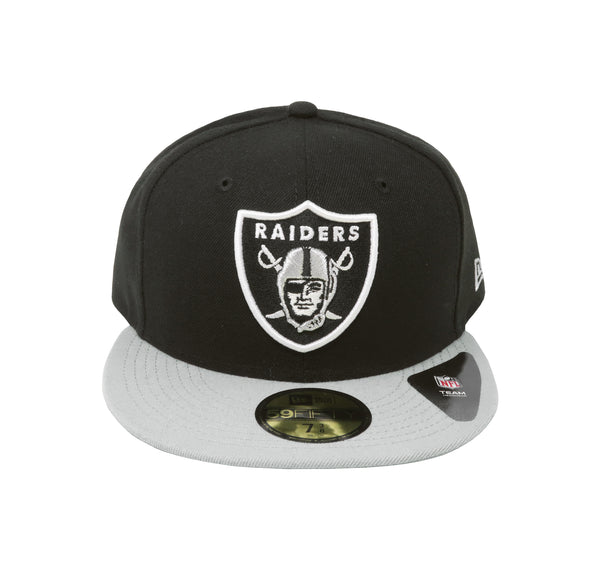 New Era 59Fifty Men's NFL Oakland Raiders Black/Grey Fitted Cap