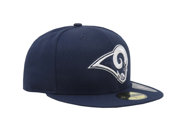 New Era 59Fifty Men's Los Angeles Rams 2 Tone Navy Fitted Cap