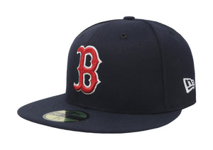 New Era 59Fifty Men's Boston Red Sox Navy Fitted Game Cap