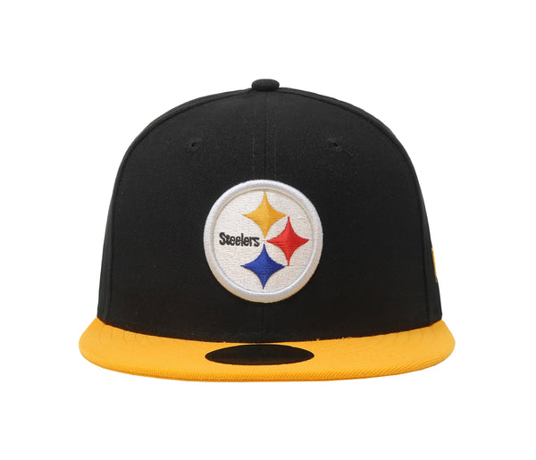 New Era 59Fifty Men's Pittsburgh Steelers Black/Yellow Fitted Cap