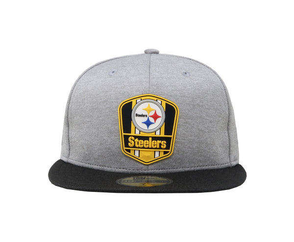 New Era 59Fifty Men's Pittsburgh Steelers Grey/Black Fitted Cap