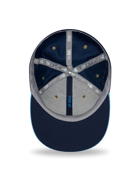 New Era 59Fifty Men's Tennessee Titans Navy/Sky Blue Fitted Cap