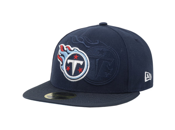 New Era 59Fifty Men's Tennessee Titans Low Profile Navy Fitted Cap