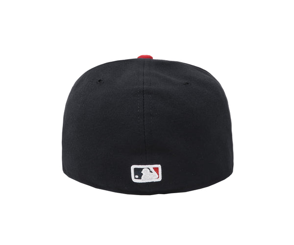 New Era 59Fifty Men's Minnesota Twins Navy/Red Fitted Cap