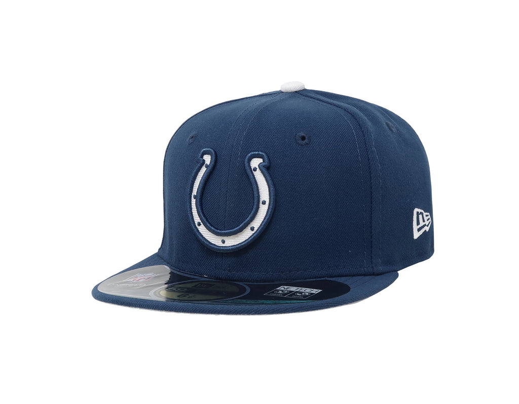 New Era 59FIFTY Kids Hat NFL Indianapolis Colts Royal/Royal Fitted Cap 6 1/2