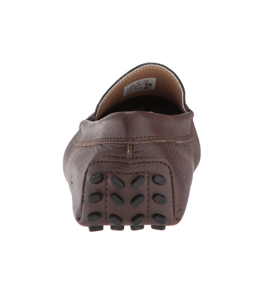 Lacoste Men's Concours Leather Brown/Black Loafer