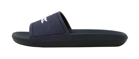 Lacoste Men's Croco Slides Rubber Navy/White Sandals