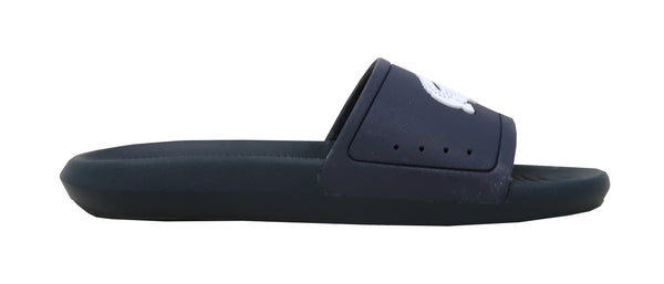 Lacoste Men's Croco Slides Rubber Navy/White Sandals