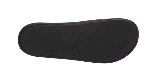 Lacoste Men's Croco Slides Rubber Black/White Sandals