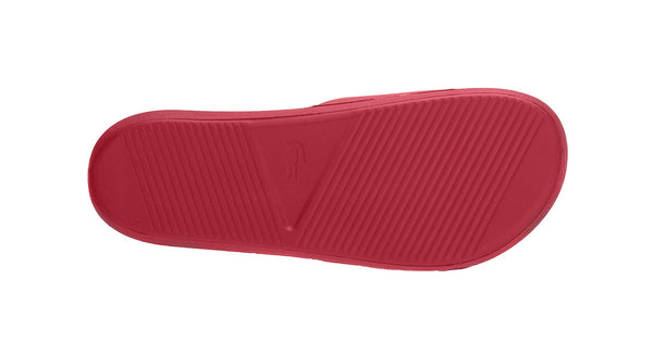 Lacoste Men's Croco Slide Rubber Red/Green Sandals