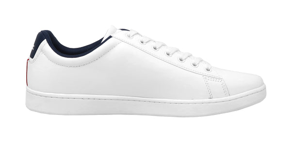 Lacoste Men's Carnaby Evo Tri1 Sma Leather White/Navy Shoes
