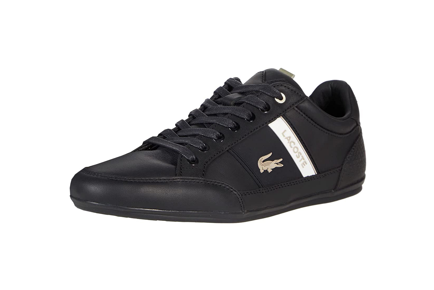 Lacoste Men's Chaymon Leather Black/White Shoes