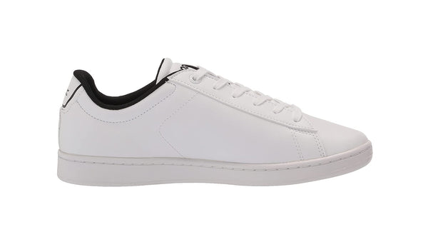 Lacoste Big Kids Carnavy Evo Leather White/Black Shoes