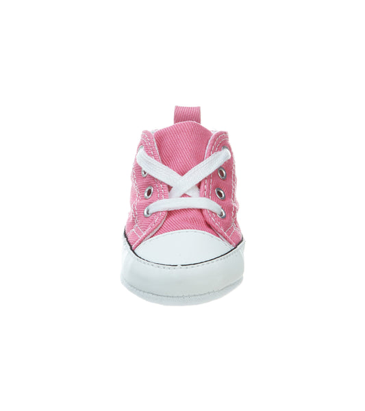 Converse First Star Pink Hi Top Crib Shoes