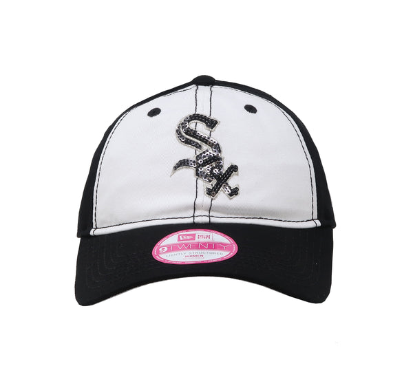 New Era 9Twenty Women Chicago White Sox White/Black Adjustable Hat