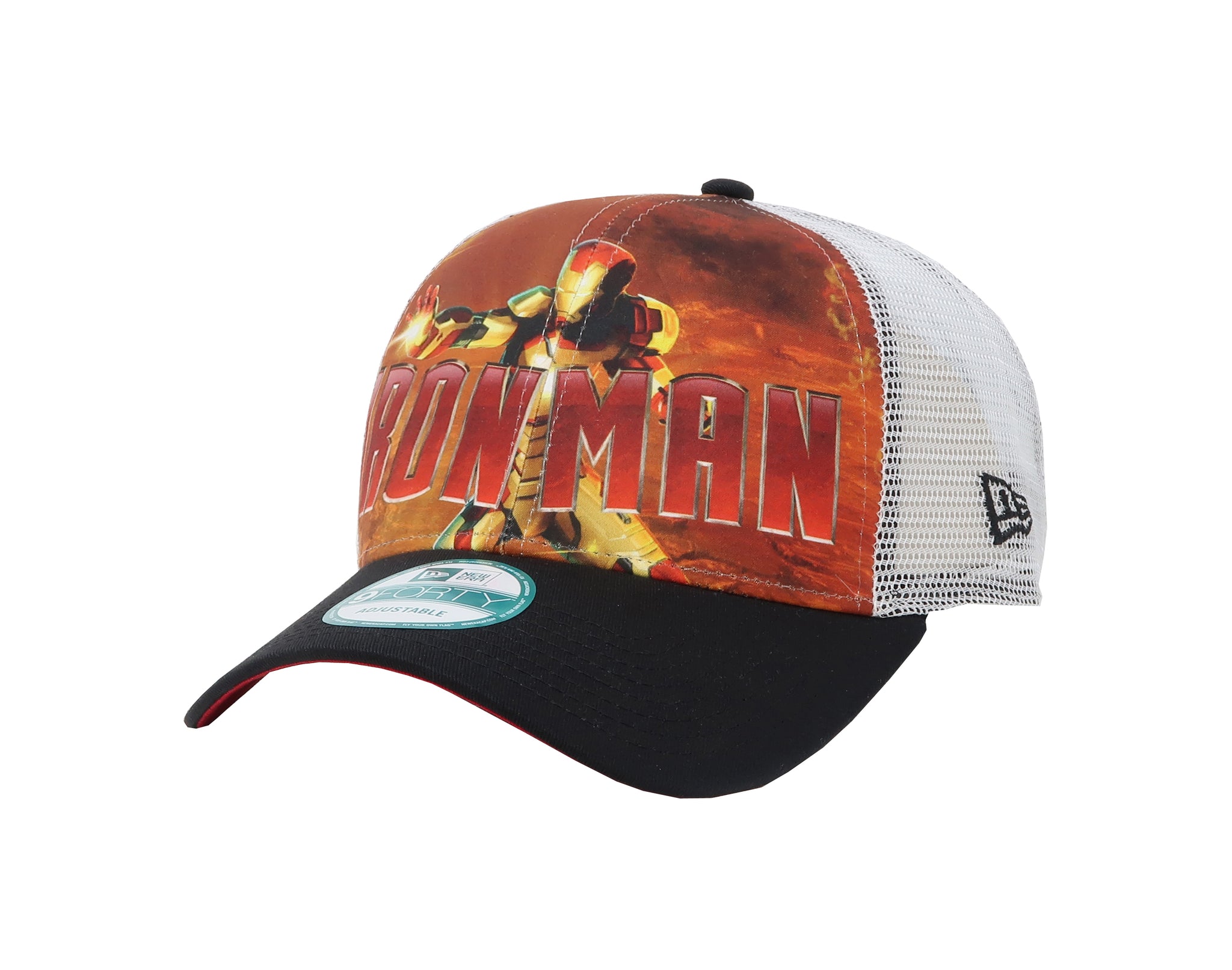New Era 9Forty Men's Marvel Ironman Red/Black Adjustable Cap